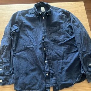 H&M Long Sleeve Navy Button down